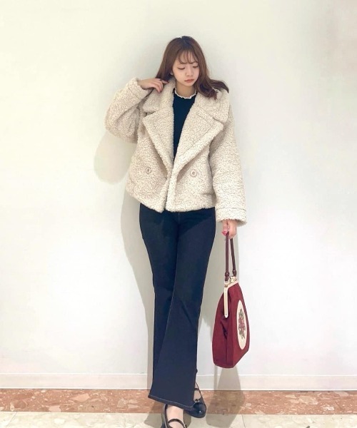 F i.n.t（フィント）の「ハイウエストフレアーデニムパンツ/fint フィント（デニムパンツ・レディース・インディゴブルー/ブラック・2/1）」の22枚目の写真