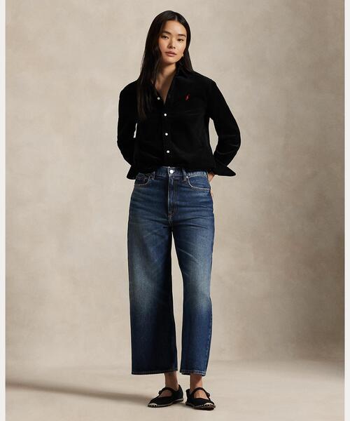 現行品《ラルフローレン》 クラシックフィットインディゴコーデュロイシャツ 現行品《ラルフローレン》 クラシックフィットインディゴコーデュロイ