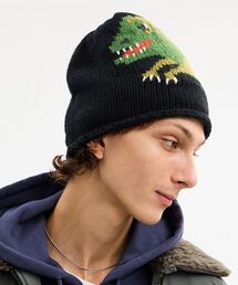 COACH（コーチ）の「ボッブル ストライプ ビーニー（ニットキャップ