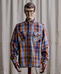 Coffee & Cigarettes（コーヒーアンドシガレッツ）の「10B11 Heavy Flannel One Wash Work Shirt / ヘビーネル ワンウォッシュ ワークシャツ G（シャツ/ブラウス）」