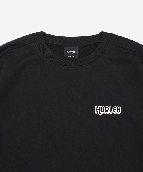 Hurley （ハーレー）の「【Hurley:ハーレー】バックプリントスウェット　トレーナー　吸水速乾　SWEAT BIG WAVE CREW（スウェット・メンズ・ブラック/ヘザーグレー・MEDIUM/LARGE/X-LARGE）」の13枚目の写真
