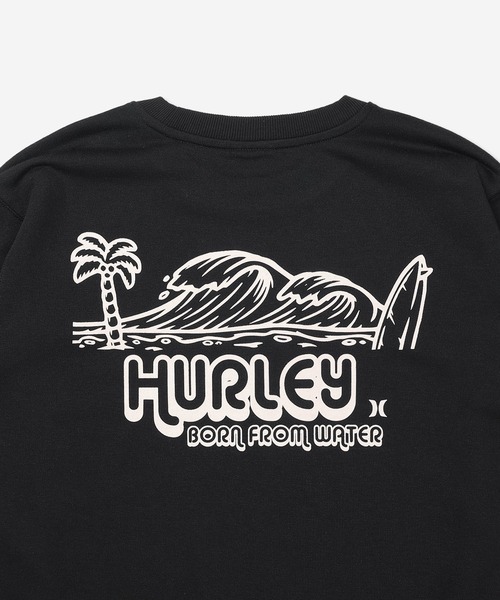Hurley （ハーレー）の「【Hurley:ハーレー】バックプリントスウェット　トレーナー　吸水速乾　SWEAT BIG WAVE CREW（スウェット・メンズ・ブラック/ヘザーグレー・MEDIUM/LARGE/X-LARGE）」の14枚目の写真