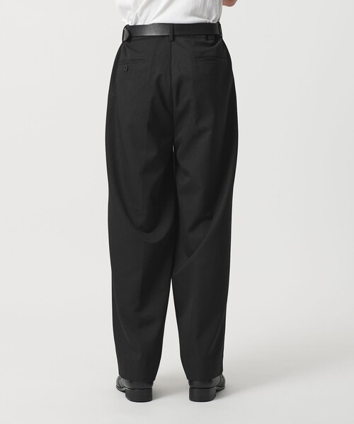 TWツイル 2P ワイド ストレート スラックス（スラックス）｜MONKEY