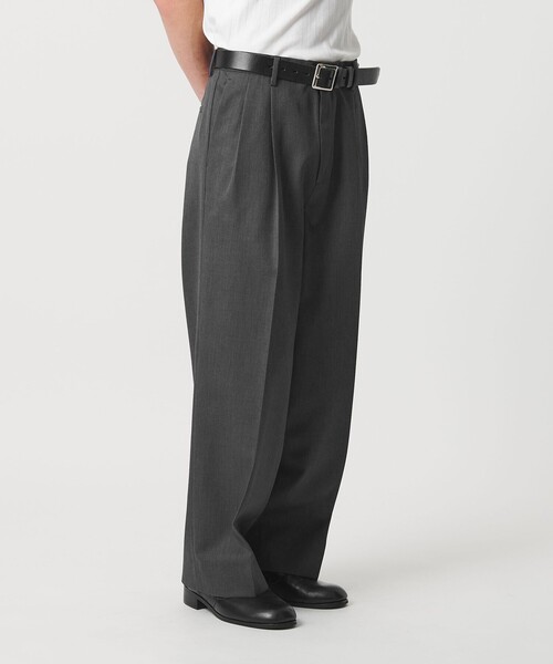 MONKEY TIME（モンキータイム）の「TWツイル 2P ワイド ストレート スラックス（スラックス・メンズ・ダークグレー/ブラック/その他1・S/M/L/XL）」の10枚目の写真