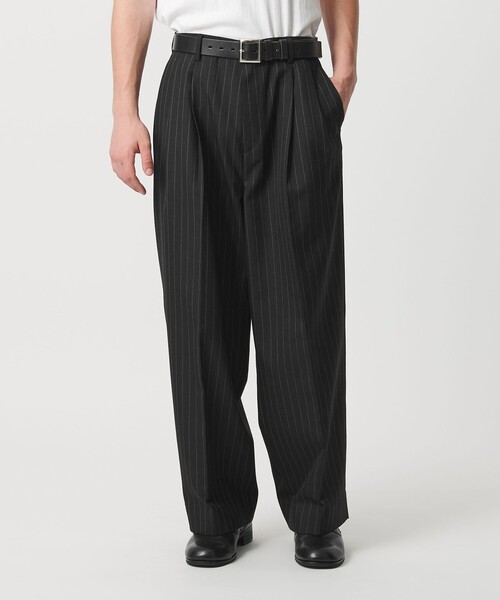 MONKEY TIME（モンキータイム）の「TWツイル 2P ワイド ストレート スラックス（スラックス・メンズ・ダークグレー/ブラック/その他1・S/M/L/XL）」の13枚目の写真