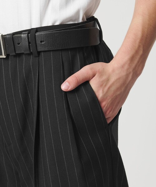 MONKEY TIME（モンキータイム）の「TWツイル 2P ワイド ストレート スラックス（スラックス・メンズ・ダークグレー/ブラック/その他1・S/M/L/XL）」の17枚目の写真