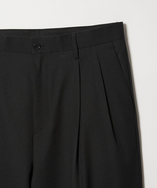 TWツイル 2P ワイド ストレート スラックス（スラックス）｜MONKEY