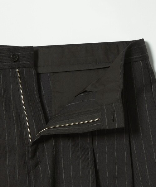 TWツイル 2P ワイド ストレート スラックス（スラックス）｜MONKEY