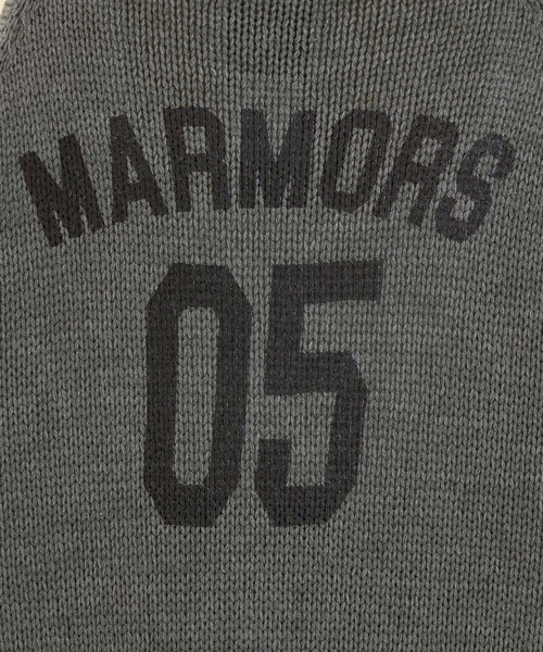 marmors（マルモア）の「【marmors】back numbering knit cardigan（ニット/セーター・レディース・グレイッシュベージュ/オフホワイト/チャコールグレー・36）」の20枚目の写真