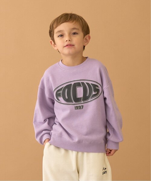 b・ROOM（ビールーム）の「【毛玉バイバイ裏毛】選べる7柄アソートグラフィックスウェット（スウェット・キッズ・ブルーグレー/ブルーグリーン/トップグレー/オートミール/ラベンダー/ブラック/レンガ・110cm/150cm/130cm/140cm/120cm/100cm）」の6枚目の写真