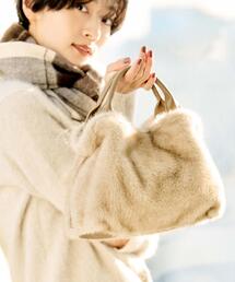 UNTITLED | ミニフェイクファーショルダー(ハンドバッグ)