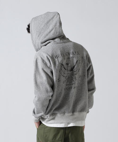 AVIREX(アヴィレックス)の「VINTAGE ZIP UP HOODIE / ヴィンテージ ジップアップ フーディ / AVIREX / アヴィレックス(パーカー・メンズ・グレー/ブルー/チャコールグレー・2XL/XL/M/L)」の7枚目の写真