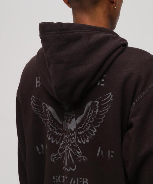 AVIREX(アヴィレックス)の「VINTAGE ZIP UP HOODIE / ヴィンテージ ジップアップ フーディ / AVIREX / アヴィレックス(パーカー・メンズ・グレー/ブルー/チャコールグレー・2XL/XL/M/L)」の9枚目の写真
