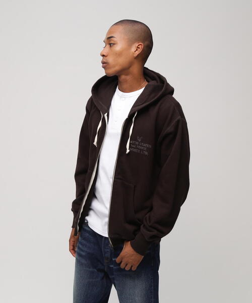 AVIREX(アヴィレックス)の「VINTAGE ZIP UP HOODIE / ヴィンテージ ジップアップ フーディ / AVIREX / アヴィレックス(パーカー・メンズ・グレー/ブルー/チャコールグレー・2XL/XL/M/L)」の6枚目の写真