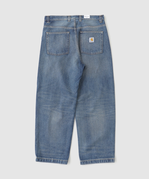 Carhartt WIP（カーハートダブリューアイピー）の「CARHARTT WIP / カーハート ダブリューアイピー BRANDON PANT worn used wash（デニムパンツ・メンズ・ライトブルー・30/34/32）」の2枚目の写真