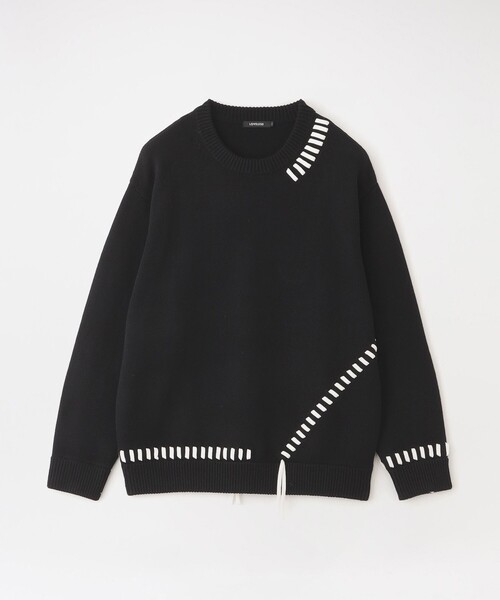 LOVELESS（ラブレス）の「【UNISEX】ポイントスレッドプルオーバー（ニット/セーター・メンズ・グレー系その他/オフホワイト/ブラック/ブラウン系その他5・M/L）」の3枚目の写真