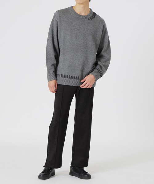 LOVELESS（ラブレス）の「【UNISEX】ポイントスレッドプルオーバー（ニット/セーター・メンズ・グレー系その他/オフホワイト/ブラック/ブラウン系その他5・M/L）」の16枚目の写真