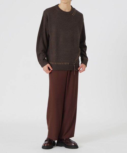 LOVELESS（ラブレス）の「【UNISEX】ポイントスレッドプルオーバー（ニット/セーター・メンズ・グレー系その他/オフホワイト/ブラック/ブラウン系その他5・M/L）」の19枚目の写真