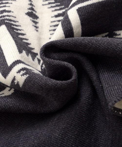 PENDLETON（ペンドルトン）の「PENDLETON ペンドルトン HARDING KNIT NECKWARMER ハーディング ジャガード ニット ネックウォーマー（ネックウォーマー/スヌード・メンズ・ライトグレー/ブラック・FREE）」の13枚目の写真