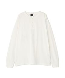 【日本限定】Alpha Industries/アルファインダストリーズ/SNOW WASH LS HENLEY NECK T-SHIRT/スノー ウォッシュ ヘンリー ネックTシャツ