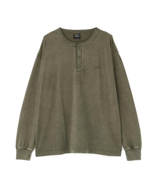 日本限定】Alpha Industries/アルファインダストリーズ/SNOW WASH LS