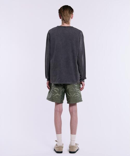 Alpha Industries（アルファインダストリーズ）の「Alpha Industries/アルファインダストリーズ/SNOW WASH LS HENLEY NECK T-SHIRT/スノー ウォッシュ ヘンリー ネックTシャツ（Tシャツ/カットソー・メンズ・ネイビー/チャコール/ブラック/ホワイト系2/オリーブ系・L/2XL/M/S/XL）」の14枚目の写真