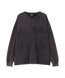 Alpha Industries（アルファインダストリーズ）の「Alpha Industries/アルファインダストリーズ/SNOW WASH LS HENLEY NECK T-SHIRT/スノー ウォッシュ ヘンリー ネックTシャツ（Tシャツ/カットソー）」