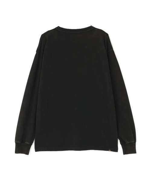 Alpha Industries（アルファインダストリーズ）の「Alpha Industries/アルファインダストリーズ/SNOW WASH LS HENLEY NECK T-SHIRT/スノー ウォッシュ ヘンリー ネックTシャツ（Tシャツ/カットソー・メンズ・ネイビー/チャコール/ブラック/ホワイト系2/オリーブ系・L/2XL/M/S/XL）」の20枚目の写真