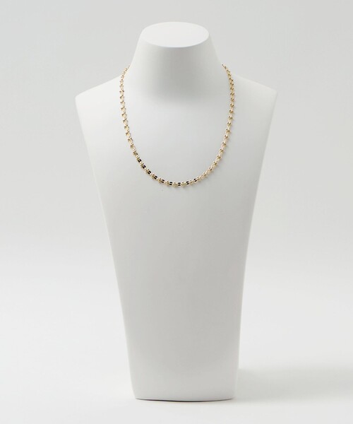 3WAY デザインチェーン 3連 ネックレス（ネックレス）｜green label