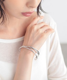 for/c（フォーシー）の「重ね付け風バングル【サスティナブル】（バングル/リストバンド）」