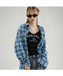 Legacy Overfit Check Shirt BLUE