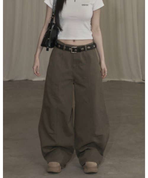 KHAKIPOINT(カーキポイント)の「Cotton Balloon Pants (khaki)(その他パンツ・レディース・その他・SMALL/MEDIUM)」の1枚目の写真