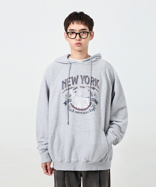 DIMITRI BLACK(ディミトリブラック)の「NYC フードパーカー_メランジ(パーカー・レディース・その他・MEDIUM/LARGE/X-LARGE)」の3枚目の写真