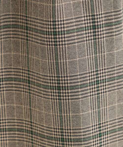 Cutie Blonde（キューティーブロンド）の「【セットアップ可】チェック柄タックハーフパンツ（その他パンツ・レディース・ダークブラウン系1/ベージュ系1・04/03/02/01）」の10枚目の写真