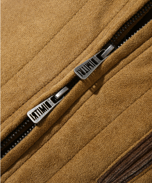 DIMITRI BLACK（ディミトリブラック）の「2WAY OG エッセンシャル デトロイト スウェード ジャケット_ブラウン（MA-1・レディース・その他・MEDIUM/LARGE/X-LARGE）」の7枚目の写真