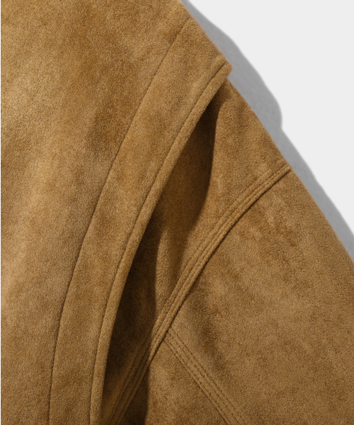 DIMITRI BLACK（ディミトリブラック）の「2WAY OG エッセンシャル デトロイト スウェード ジャケット_ブラウン（MA-1・レディース・その他・MEDIUM/LARGE/X-LARGE）」の9枚目の写真
