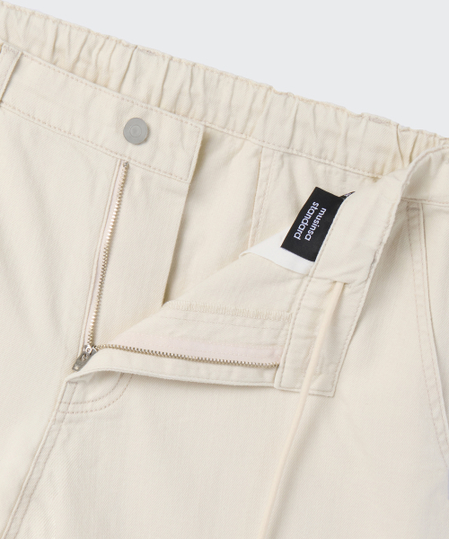MUSINSA STANDARD（ムシンサスタンダード）の「リネンライクバルーンデニムパンツ[クリーム]（デニムパンツ・メンズ・その他・34/36/38/40/42/28/30/32/26）」の3枚目の写真