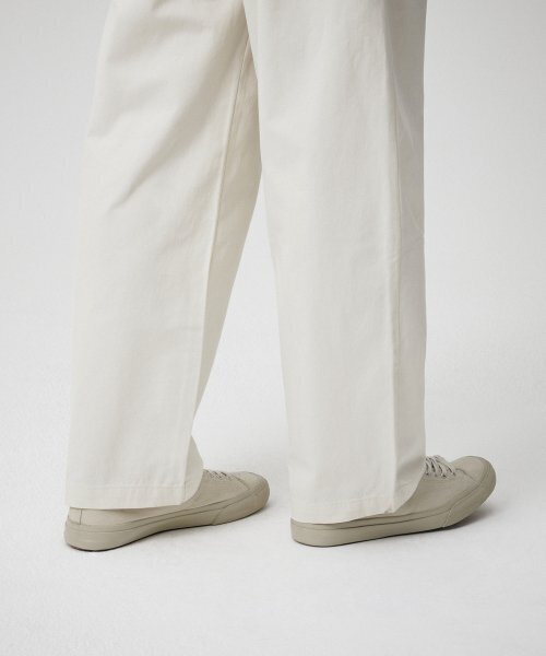 MUSINSA STANDARD（ムシンサスタンダード）の「リバースワンタックレギュラーフィットチノパンツ[クリーム]（その他パンツ・メンズ・その他・40/38/42/36/34/32/30/31/33/26/27/28/29）」の12枚目の写真