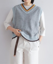 NOMBRE IMPAIR | MIXペーパーヤーン　チルデンベスト(ベスト)