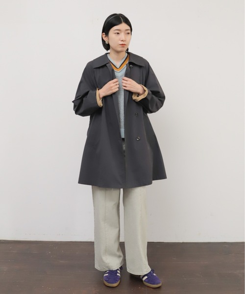 NOMBRE IMPAIR（ノンブルアンペール）の「MIXペーパーヤーン　チルデンベスト（ベスト・レディース・サックスブルー/ネイビー・FREE）」の22枚目の写真