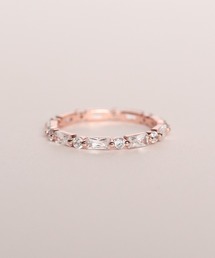 【WEB限定】silver925 マルチキュービックジルコニアエタニティリング