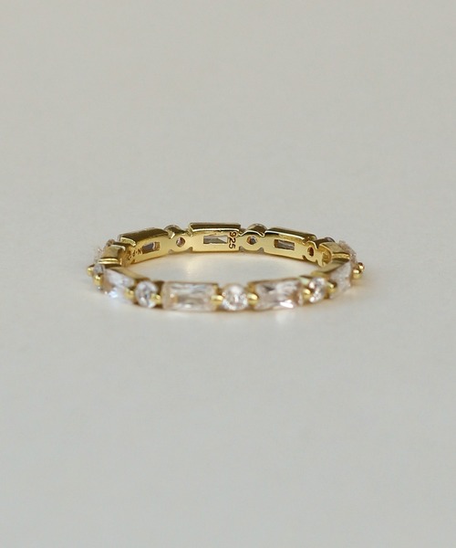 NOIR DE POUPEE（ノワールドプーペ）の「【WEB限定】silver925 マルチキュービックジルコニアエタニティリング（リング・レディース・ゴールド/ピンクゴールド・#7/#9/#10/#11/#15/#13）」の11枚目の写真