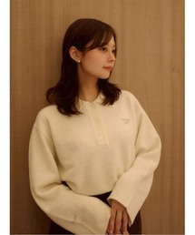 FRAY I.D | 【Reebok× FRAY I.D】ラガーカラーポロニットプルオーバー(ニット/セーター)