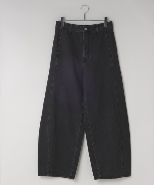 LOWRYS FARM（ローリーズファーム）の「【LFM(U)】DENIMカーブパンツ　 606928（デニムパンツ・メンズ・ブラック/ホワイト・MEDIUM/LARGE）」の13枚目の写真