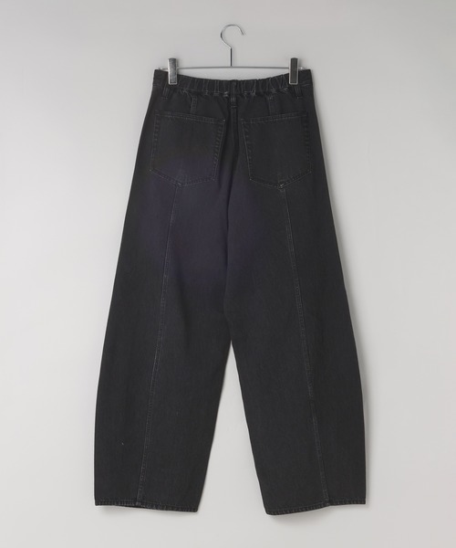 LOWRYS FARM（ローリーズファーム）の「【LFM(U)】DENIMカーブパンツ　 606928（デニムパンツ・メンズ・ブラック/ホワイト・MEDIUM/LARGE）」の14枚目の写真