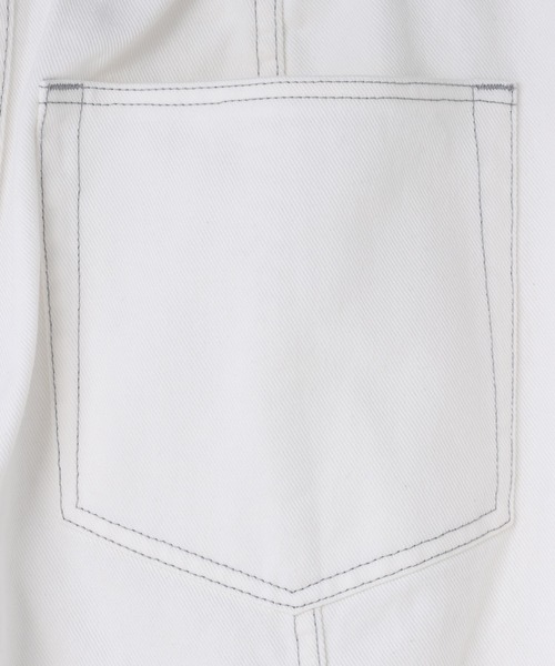 LOWRYS FARM（ローリーズファーム）の「【LFM(U)】DENIMカーブパンツ　 606928（デニムパンツ・メンズ・ブラック/ホワイト・MEDIUM/LARGE）」の22枚目の写真