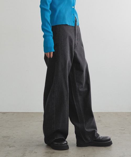 LFM(U)】DENIMカーブパンツ 606928（デニムパンツ）｜LOWRYS FARM