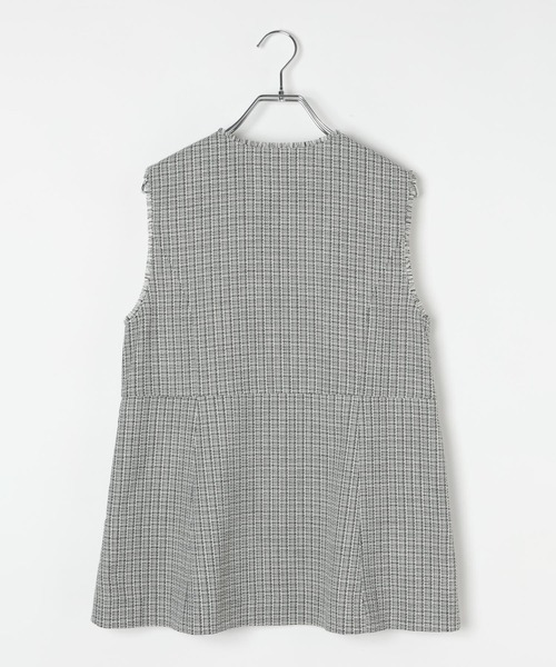 ツイードペプラムジレ/591837（その他アウター）｜GLOBAL WORK