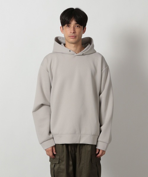 LAKOLE（ラコレ）の「【セットアップ可】マットスエードダンボールパーカー / 587056（パーカー・メンズ・ブラック/ラベンダー/ブラウン/ライトグレー・LARGE/MEDIUM/X-LARGE）」の18枚目の写真