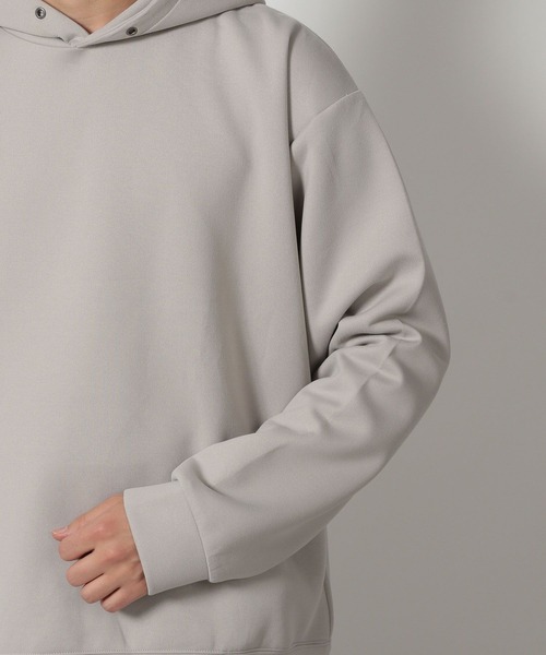 LAKOLE（ラコレ）の「【セットアップ可】マットスエードダンボールパーカー / 587056（パーカー・メンズ・ブラック/ラベンダー/ブラウン/ライトグレー・LARGE/MEDIUM/X-LARGE）」の22枚目の写真